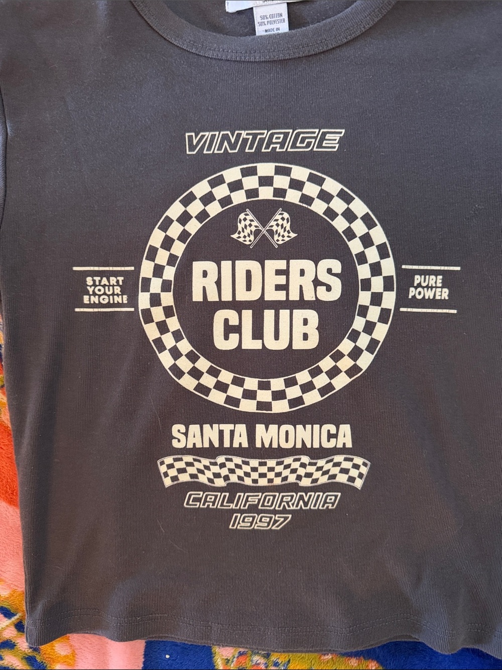 Women’s RSQ “Writers Club Santa Monica California 1997” Graphic Tee — Size Small - Picture 3 of 4